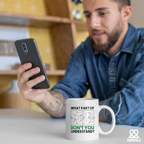 What Part Of Donât You Understand Soccer Player Gifts For Coach Soccer Lover Gifts For Men Husband Boyfriend Brother Ceramic Mug 11 oz (White) - Image 5