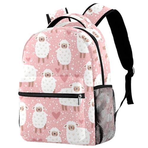 Sac à dos école chat et mouton cadeau idéal ado fille et garçon