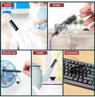 ARVALE Pipet Temizleme Fırçası Pratik Bükülebilir Temizlik Fırçası Klavye Temizleme Fırçası Beyaz - Görsel 5