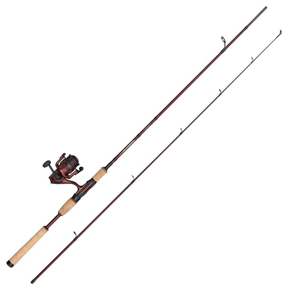 Abu Garcia Tormentor2 Spinning Combo, Freshwater Angler Fishing Rod & Reel Pike Perch & Zander, Strong Leightweight & Versatile, Red, 2.74m Moderate Fast Rod, 3000 Size Reel
