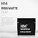 H14 Raw Matte Clay for Men – Strong Flexible Hold Hair Clay with Bentonite & Kaolin – Reworkable Texture, True Matte Finish, Non-Greasy, Residue-Free – 2 oz / 57 g – Made in Europe