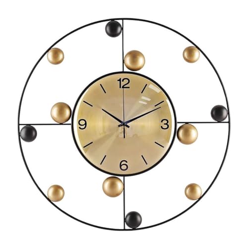 Décoration maison murale salon avec l'horloge créative XJBTBA salle à manger