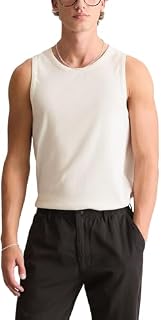 Marc OߴPolo Denim Herren Tanktop mit Stretch-Anteil Slim Fit, Weiß (Silky White), S