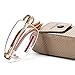 Lunettes de lecture Compactes, Expérience HD Pliante Pèse 22,3 G, Transmittance De La Lumière Jusqu'à 93%, Lecteur De Poche Pliable avec Étui À Lunettes, Design Léger