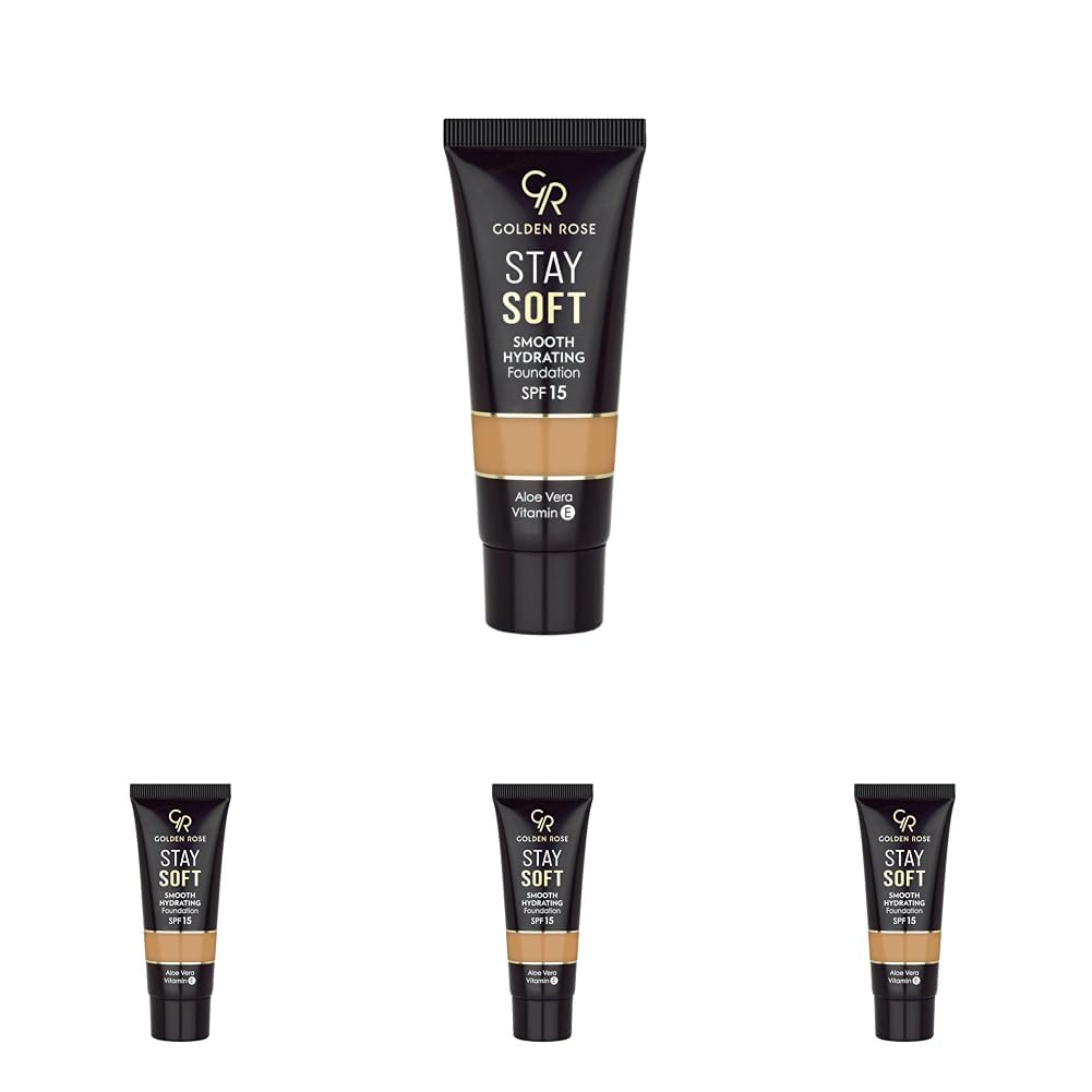 Golden Rose Stay Soft Smooth Hydrating Foundation No:216 - Nemlendirici Fondöten (4 paketi)