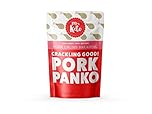 Mrs. Keto Pork Scratchings Panko Crunch - Zero Carb Pork Crackling Breadcrumbs – Low Carb Food, High Protein Snack, Gluten Free, Carnivore Diet | 250g