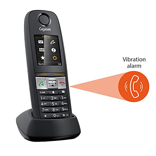 Gigaset E630A Duo – Durable Landline Phone With Answering Machine, 1 Additional Handset Included, Water Splash And Dust-Resistant, Cordless Phone For Craftsmen And Mechanics (Black, Pack Of 2) #TOP3