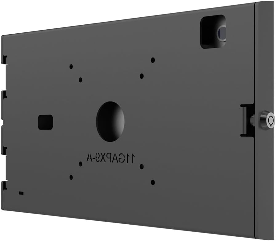 Compulocks Galaxy Tab A9+/A11+ Apex Enclosure Wall Mount - Black Secure Tablet Holder for Home, Office, & Retail, Sleek Design, Perfect for Digital Signage & Kiosks