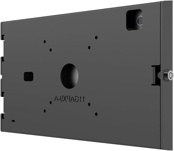 Compulocks Galaxy Tab A9+/A11+ Apex Enclosure Wall Mount - Black Secure Tablet Holder for Home, Office, Retail, Sleek Design, Perfect for Digital Signage & Kiosks
