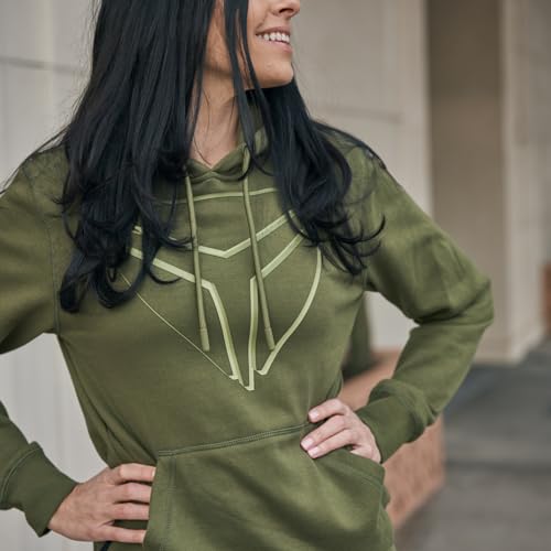 Polaris Slingshot Unisex Pullover Hoodie Sweatshirt, Comfortable Cotton Blend, 60% Cotton, 40% Poly Fleece, Olive - 28648854