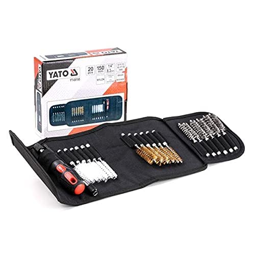 RUND-BÜRSTEN SORTIMENT 20-TLG. NYLON STAHL MESSING