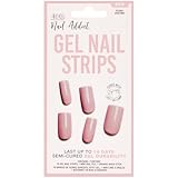 ARDELL Nail Addict - Peony Dreams - Ongles en gel semi-cured - Tenue 14 jours - Design rose - Facile à appliquer et à enlever - Kit de démarrage pour la maison