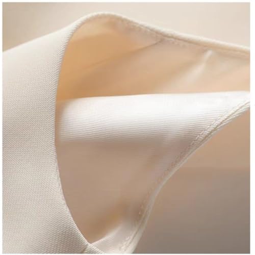 Stafeny Gilet de costume pour femme, coupe ajustée, col en V, gilet de smoking, gilet de costume, gilet vintage élégant (FR/ES, Alpha/lettres, S, Taille normale, Taille normale, Noir) – vue 5