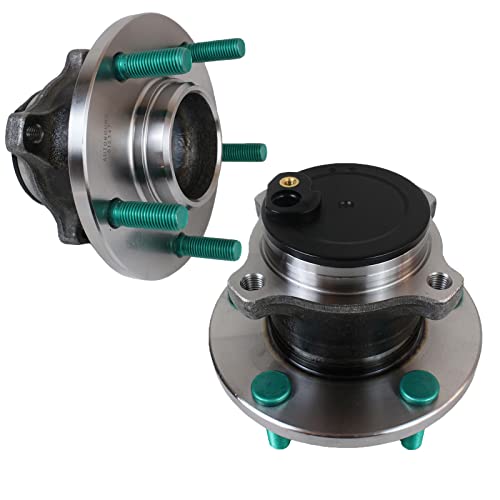 Autoround 512347 2Pcs Rear Wheel Bearing And Hub Assembly Compatible With 2004-2013 Mazda 3, 2006-2017 Mazda 5 W/Abs #TOP14