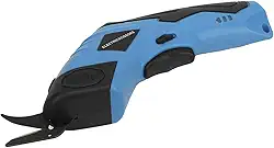 Tesoura Eletrica Sem Fio Corta Pano Tecido Papel Papelao Costura Diy Artesanato Multiuso Lamina Afiada Resistente