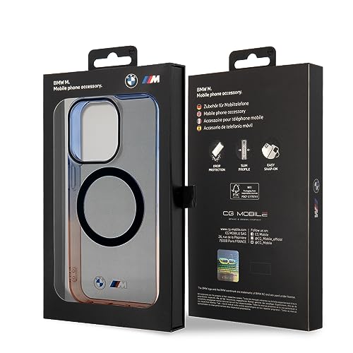 Cg Mobile Bmw-Custodia Per Telefono Compatibile Con Magsafe E Iphone 15 Pro Max,In Grigio Scuro Iml,In Pc/Tpu,Antigraffio,Comoda E Resistente,Con Porte Accessibili,Assorbimento Degli Urti E Logo - 7