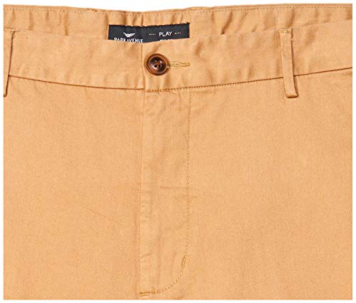 Image of Park Avenue Men's Cotton Blend Dobby Pattern Neo Fit Flat Front Chinos
