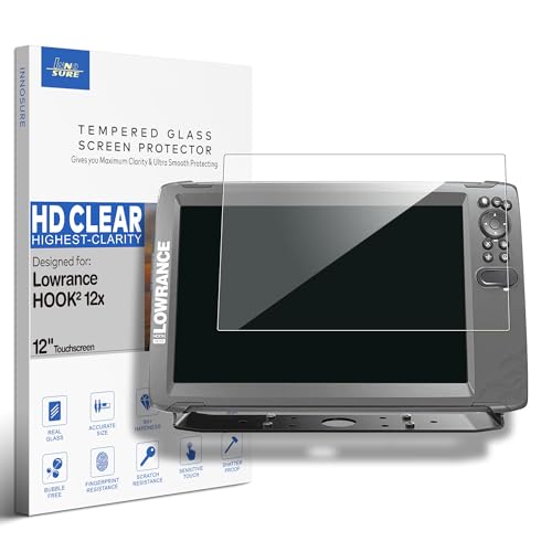 Écran Lowrance HOOK2 12 brisé ? Protégez votre sondeur tactile avec ce verre trempé anti-rayures