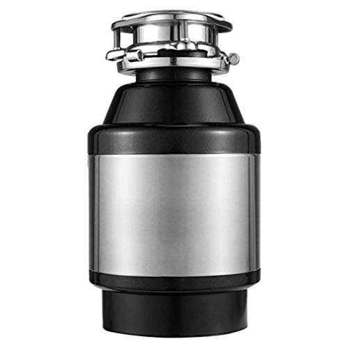 XUNMAIFXI Durable Garbage Disposal Kitchen Waste Grinder Household Food Waste Disposer with Air Switch,Overload protection Home, black