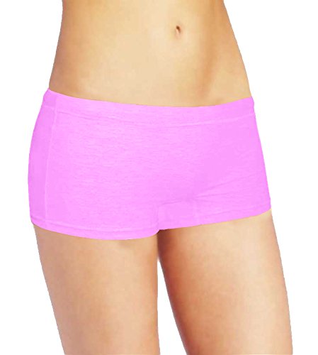 Image of Selfcare Women Soft Cotton Sinker Mid Waist Boyshorts Panties with Concealed Elastic Panel Pack of 3