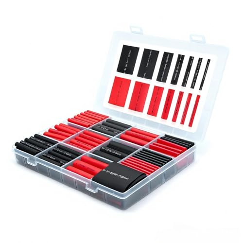Kit gaines thermorétractables étanches IP68 connecteurs fils isolés manchon réparation câble