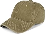 styleBREAKER 6-Panel Vintage Cap im Washed Used Look, Basecap, Baseball Cap, verstellbar, Unisex 04023054, Farbe:Oliv