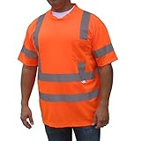 3c Products Ansi Class 3 Pocket Safety T-shirt 3m Reflective (XL)
