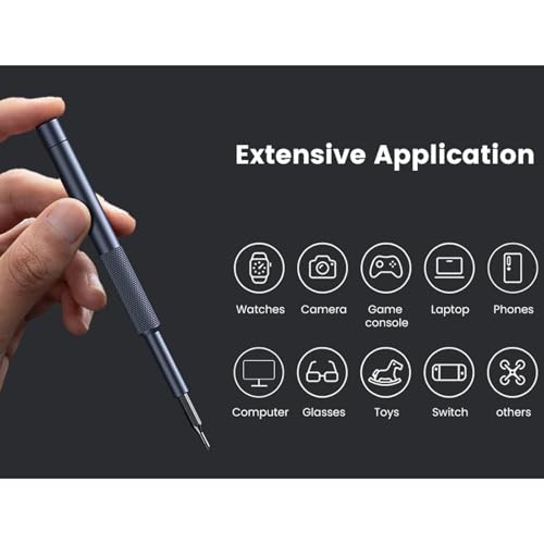 Image of Card Holder 25-IN-1 Precision Small Screwdriver Set, Professional Mini Bit Tool Set for Glasses, Watch, Ring Doorbell, Electronic，Computer，high-strength steel Screw Driver，Magnetic，Gift for Mens