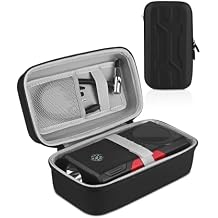 Tire Inflator Case for Airmoto/Skight/LOLSSA/Teffim/Hafuloky/Frarome/ILTIDE, Portable Carrying Air Compressor Case Compatible 120/150 / 180 PSI, Car Air Pump Storage Holder Box black