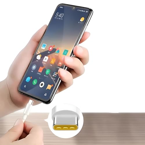 Image of Realme Original 65W SuperVooc USB C Charging Data Cable for Realme 12 /12 Pro Plus /11 Pro Plus /11 Pro /10 Pro+ /9 Pro /8 /7 / 60 Pro /50 Pro /30 /20 /C21 | Support 67W SuperDart Also Quick Mobile Charge, White