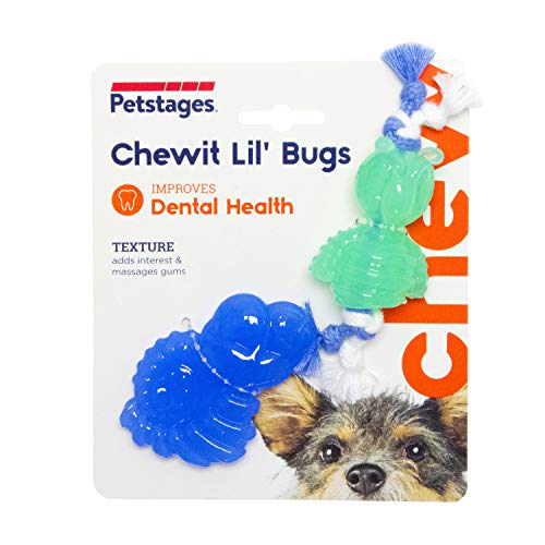 Image of Petstages Orka Chewit Lil' Bugs Dog Chew Toys - 2 Pack