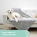 Kerbl Pet Hundedecke Stella, Liegedecke, grau, mit Sternenmotiv, 140x100cm, Hunde/Katzen, aus flauschigem Fleece, Möbelschutz