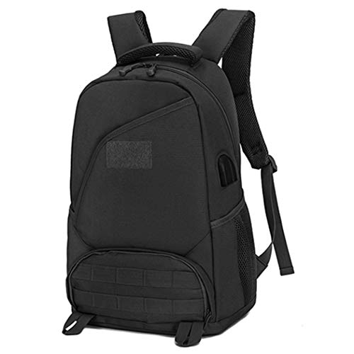 Sac à dos tactique militaire noir pour randonnée camping chasse et pêche - 2