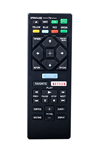 Replacement Remote Control for Sony BDP-S3700 RMTVB201U 149312311 BD-BX370 BDP-S1700ES BD DVD Blu-Ray Disc Player