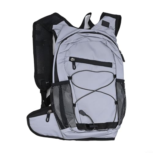 Alanmoship Reflective Cyclist's Bag Featuring Breathable Design and Comfortable Carrying Options (Grey)