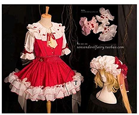 Amazon.co.jp: 漫尚cosplayフランドール・スカーレット コスプレ衣装