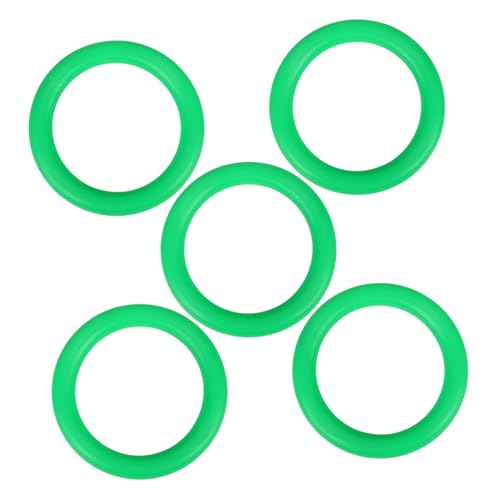 ERINGOGO 5pcs Gymnastics Ball Base Holders Exercise Large Indoor Display Sport Football Bases Balancing Yoga Stand Covers Yoga Ball Plastic Football Base Balls Storage Rings Green