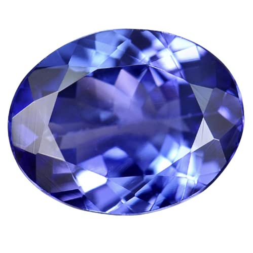 Tanzanite naturelle de 0,74 carat, pierre précieuse bleue pour pendentif