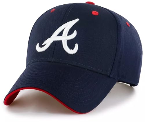 Gorra Oficial Atlanta Baseball Azul Ajustable miniatura 1