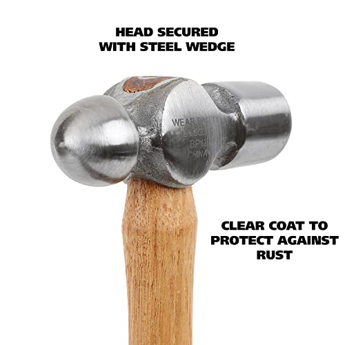 Great Neck Bp12 12 Oz. Hickory Ball Peen Hammer, Ball Peen Hammer Small, Ball Peen Hammer 12 Oz #TOP2