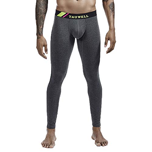Pantalones de hombre para hombres en otoño invierno sexy color sólido apretado pantalón térmico, ropa zapatos y accesorios