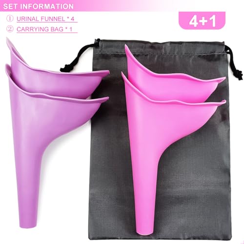 Gmeily 010400 4 Pcs Female Urination Device Female Urinal thumb #1