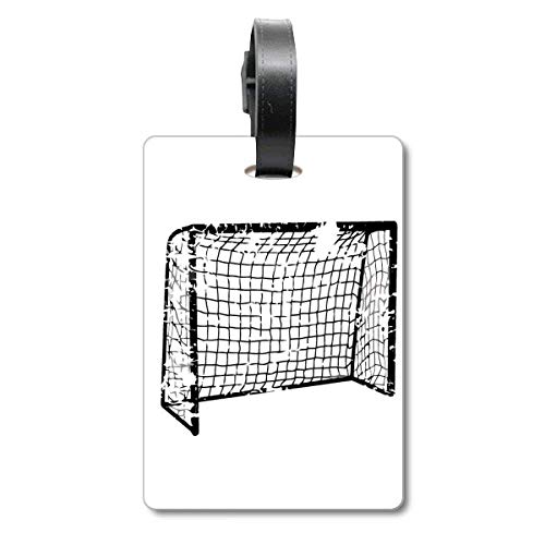 Étiquette valise voyage football noir protège votre bagage des confusions