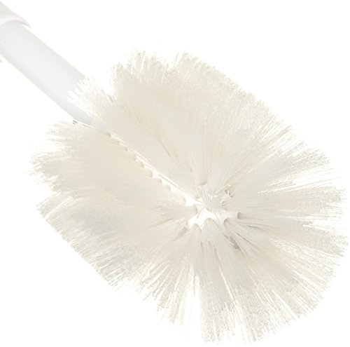 Image of SPARTA Industial Tank Brush Pipe Brush, Drain Brush with Handle for Commercial Kitchens, Polyester Bristle, 3.5 Inch, White