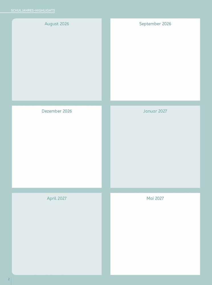 Mein Lehrerplaner A4+ – Hardcover – Lehrerkalender für das Schuljahr 2026/2027 – Blättermeer: Schulplaner für Lehrerinnen und Lehrer (live – love – teach)