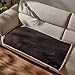 Waterproof Dog Blanket,Premium Pet Puppy Cat Soft Fleece Sherpa Throws Blanket Cushion Mat for Car Seat Furniture Protector Cover Small 50" x 30" by Pawsse Brown