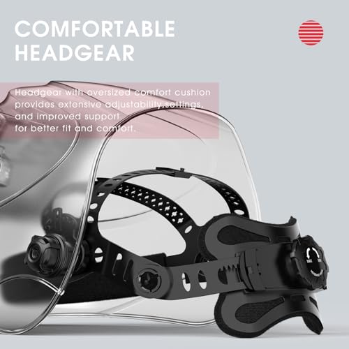 YESWELDER True Color Solar Powered Auto Darkening Welding Helmet, Wide Shade 3.5/9-13 for TIG MIG ARC Grind Welding Hood Helmet - Image 9