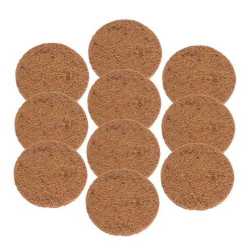 COLLBATH 10pcs Pigeon Nest Pads Durable Coconut Coir Mat for Bird Breeding Eggs Lightweight and Breathable Bird Nesting Accessory Design