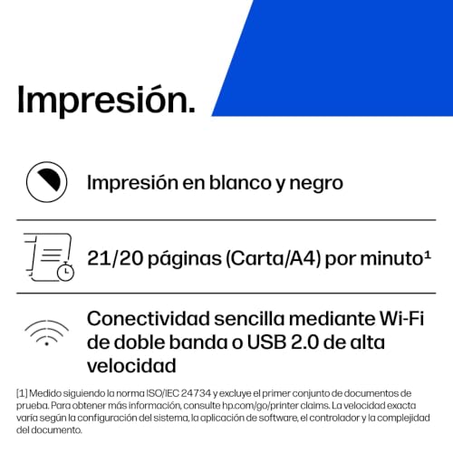 Miniatura 2 de HP LaserJet M140w 7MD72F, Impresora Láser A4 Multifunción Monocromo a Doble Cara Manual, Escaner, Copiadora (20ppm, Wi-Fi, Wi-Fi Direct, USB 2.0, Procesador 500MHz, Memoria 64MB, Smart App) Blanca
