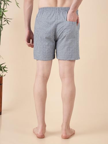 Image of Urban Scottish Ultra-Comfortable Men's Boxer Pants (Pack of 4), 100% Cotton with Stylish Print, Soft & Stretchy Elastic Waist Band, Dynamic Movement & Hardwearing Stitching,Breathable Gentle Snug Fit